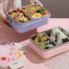Lunch Box 2 Compartments Stainless Steel - Image 2