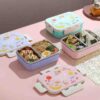 Lunch Box 2 Compartments Stainless Steel