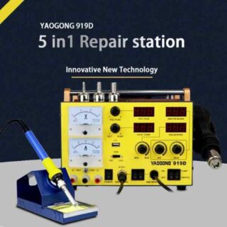 Yaogong 919D 5 in 1 Automatic SMD Soldering Rework Station For Mobile Phone Repair