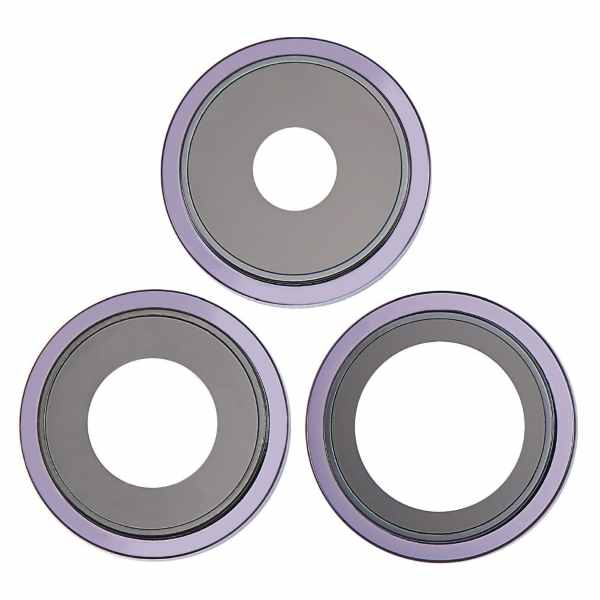 Camera Lens Glass with Frame for Apple iPhone 14 Pro Purple
