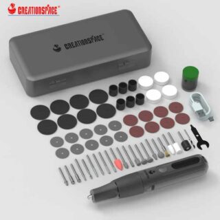 CREATIONSPACE MS0101A Small Electric Screwdriver Kit Electric Screwdriver Cordless