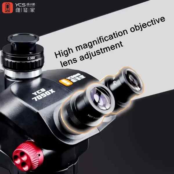 YCS 7050X Trinocular Stereo Microscope - Image 2