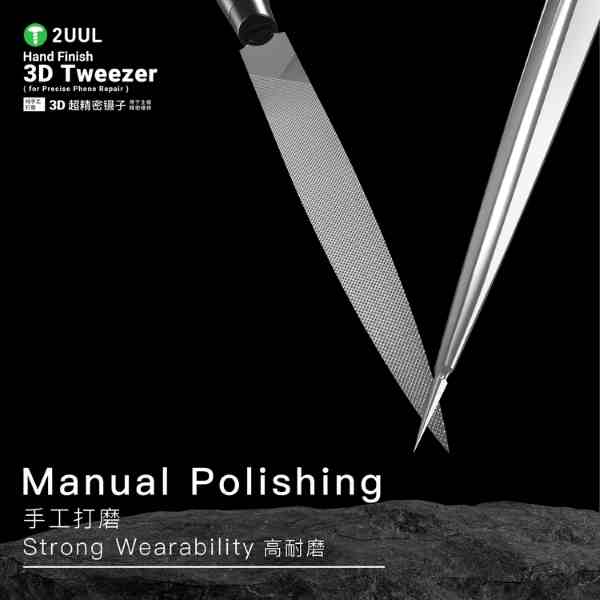 2UUL TW01 Hand Finish 3D Tweezer for Precise Phone Repair - Image 2