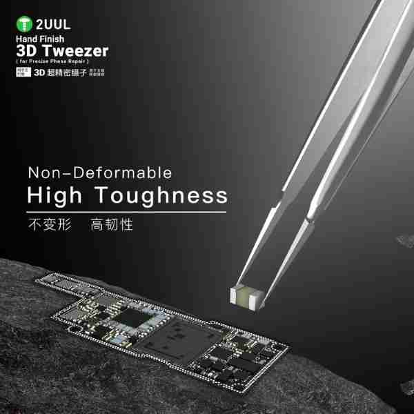 2UUL TW01 Hand Finish 3D Tweezer for Precise Phone Repair - Image 3