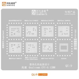 Amaoe QU9 BGA Reballing Stencil