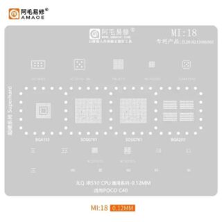 Amaoe Mi18 BGA Reballing Stencil