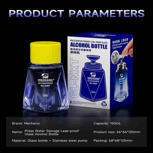 Mechanic GL-NXT Glass Alcohol Bottle - Image 4
