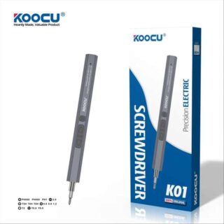 Koocu K01  Stainless Steel Flat  Presicion Screwdriver, 8 Inch