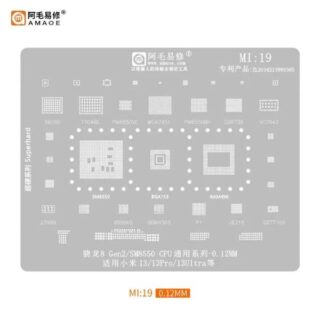 Amaoe Mi19 BGA Reballing Stencil