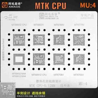 Amaoe Mtk Cpu  MU4  Stencil