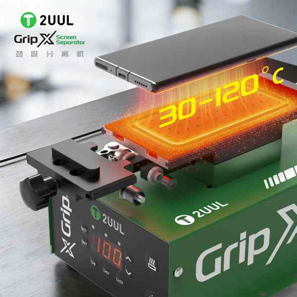 2UUL SP01 Grip X Suction Based Heated Screen Separator - Image 5
