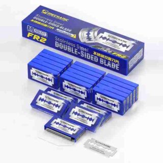 Mechanic FR2 Stainless Steel Double-Sided Blades for Glue Cleaning / Cutting - 100pcs