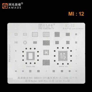 Amaoe Mi12 BGA Reballing Stencil