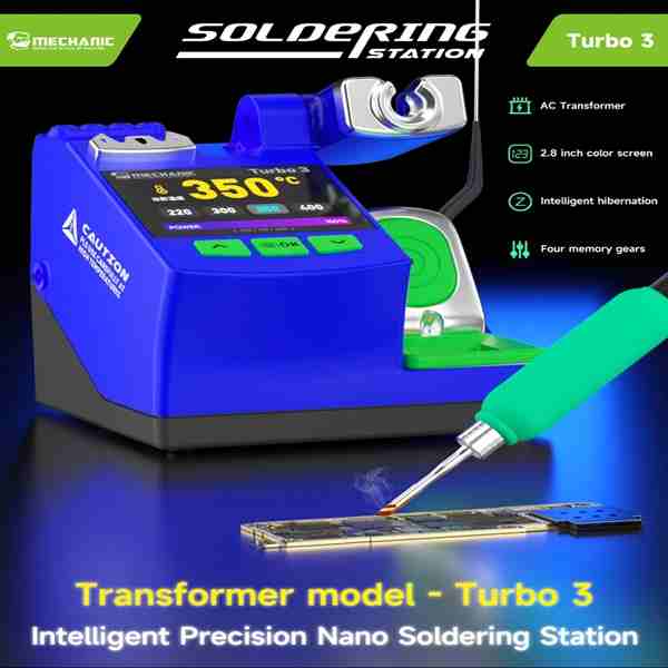 MECHANIC Turbo 3 150W Nano Soldering Station wtih C210 Tips - Image 4