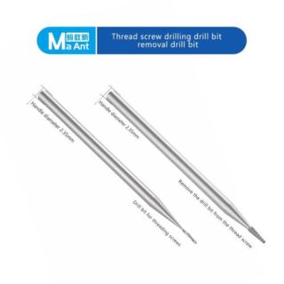 MaAnt Alloy Armor Piercing Sliding Thread Drill Bit for Removing Stripped Thread Screws