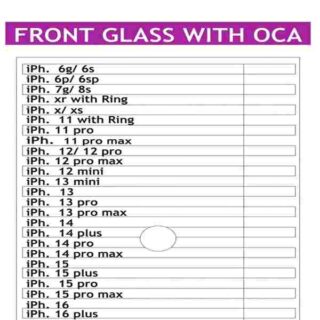 Front Glass With Oca