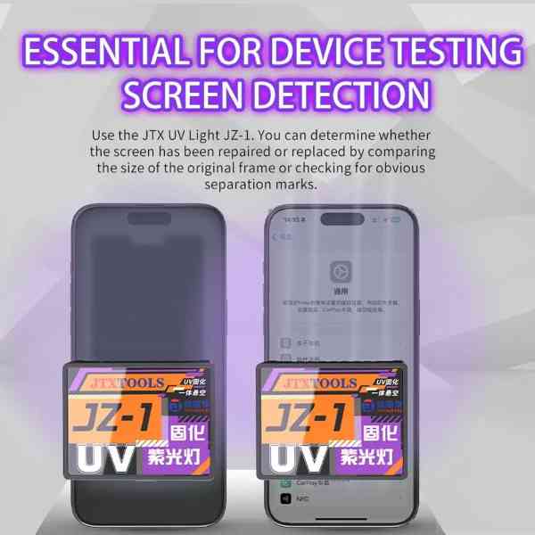 JTX JZ-1 Type-C Charging High Power UV Curing Lamp for Screen Repair - Image 3