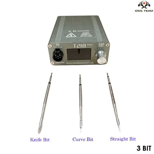 OSS T210 Pro 75W LED Display Auto Sleep Heating Soldering iron Station - Image 3