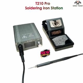 OSS T210 Pro 75W LED Display Auto Sleep Heating Soldering iron Station