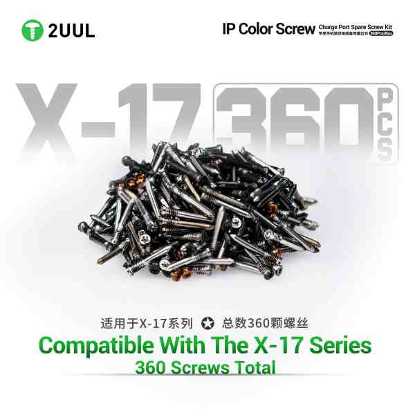 2UUL SC13 IP Color Screw Charge Port Spare Screw Kit - Image 2
