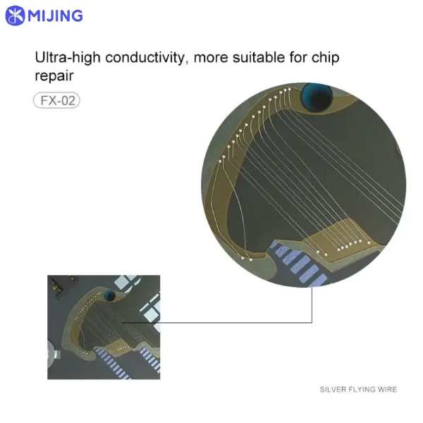 MiJing FX-02 Silver Flying Wire 0.02mm/100M - Image 2