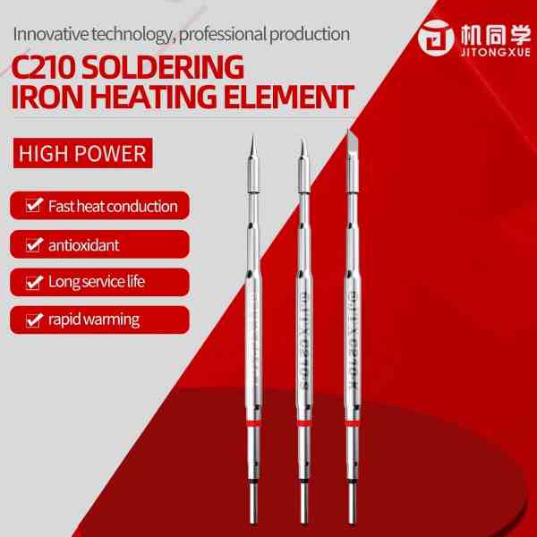 JTX high power C210-I soldering iron tip C210 incisive tip - Image 3
