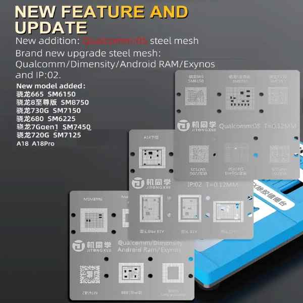 JTX T4 Pro Chips Glue Removal And Reballing Platform For CPU EMMC RAM - Image 3