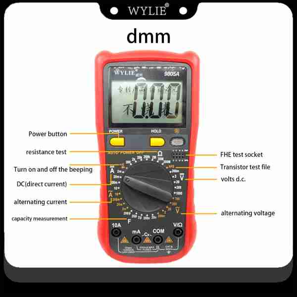 WYLIE 9805A AutoRanging Digital Multimeter - Image 4