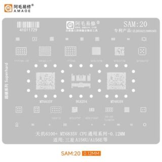 Amaoe SAM-20 Stencil for Dimensity 6100+ MT6835V CPU general series Samsung A156U/A156E