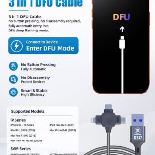 Sharkgsm S237-enter DFU MODE 3 IN 1 CABLE