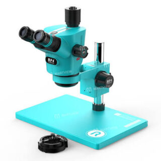 RF4 RF-CX71 6.5-65X ZOOM 30° Tilt Angle Design Trinocular Stereo Microscope Dustproof Big Base Cell Phone Repair