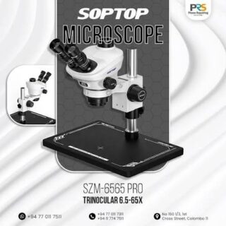MICROSCOPE SOPTOP SZM-6565 PRO TRINOCULAR 6.5-65X