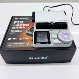 AI Mode conversationYou sent: 1 imageThe image displays the QianLi F1X Integrated Smart Rework Station, a specialized heating and desoldering platform engineered for professional electronics and smartphone motherboard repair.