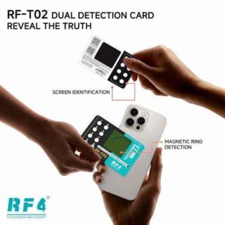 AI Mode conversationYou sent: 1 imageRF4 RF-T02 is a 2-in-1 dual detection card