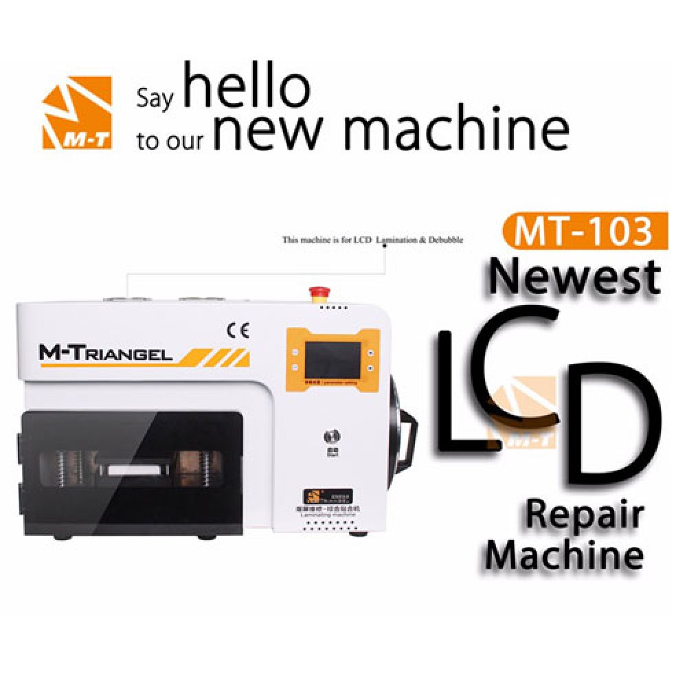 M-TRIANGEL (MT-103) LCD LAMINATING WITH EDGE SUPPORT & BUBBLE REMOVER MACHINE
