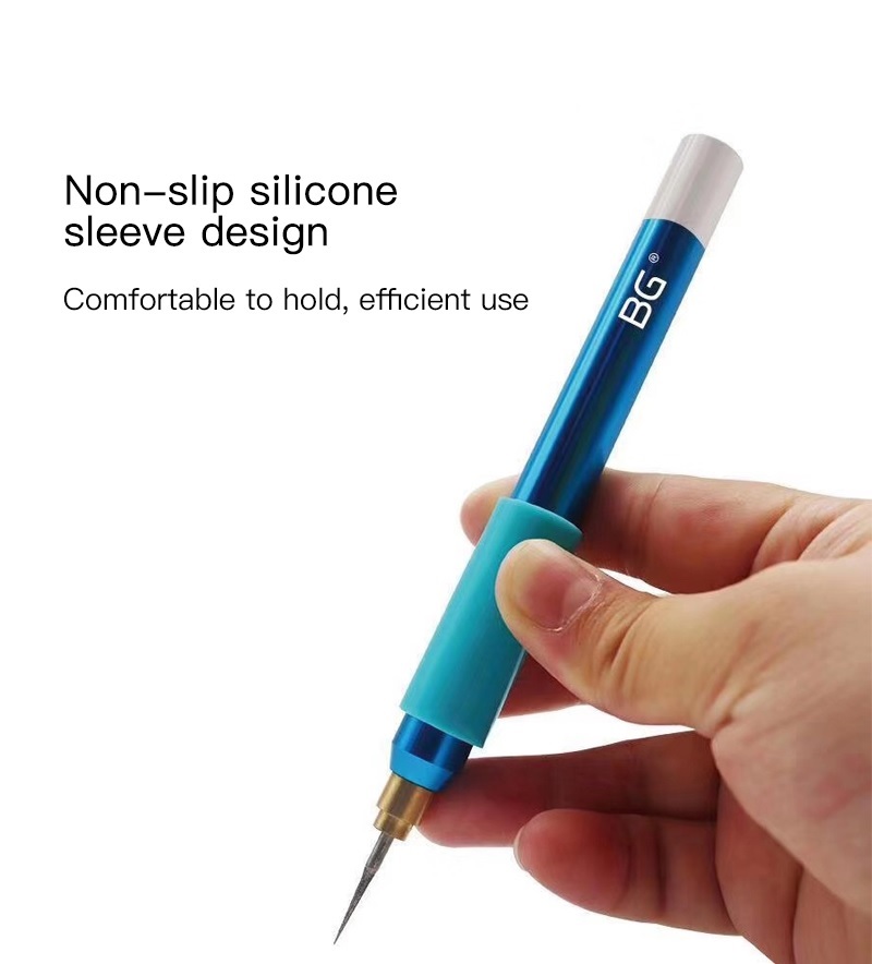 BG W-05 Rechargeable Portable Mini Electric Grinder Engraving Pen Power Tool IC Chip Phone CPU Repair - Image 4