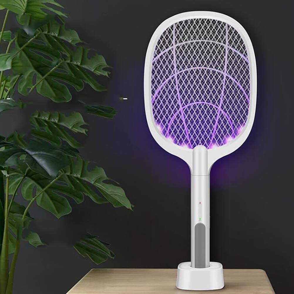 2-IN-1 Rechargeable Electric Swatter & Night Mosquito killing lamp