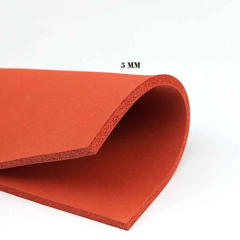 SILICONE RED RUBBER MAT 5 MM