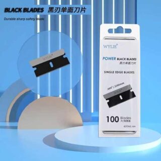 WYLIE WL-009 100Pcs Black Single Edge Blade