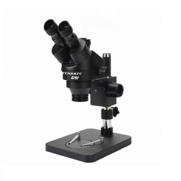Mechanic G75T Microscope Stereo Trinocular Black Original