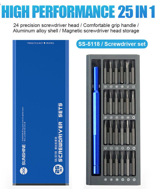 Sunshine 25 IN 1 Finishing Screwdriver SS-5118