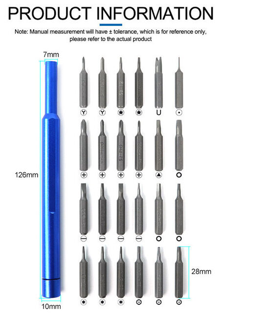 Sunshine 25 IN 1 Finishing Screwdriver SS-5118 - Image 6