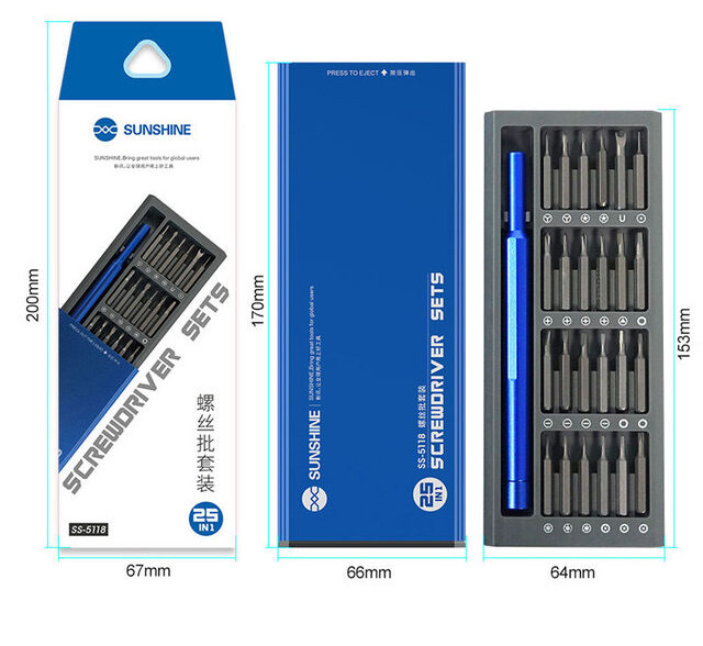 Sunshine 25 IN 1 Finishing Screwdriver SS-5118 - Image 2