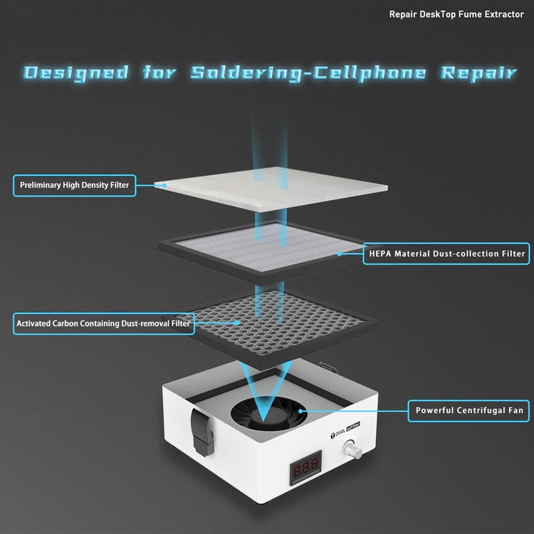 2UUL UUFILTER DESKTOP FUME EXTRACTOR - Image 4
