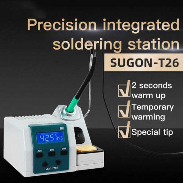 SUGON T26 Soldering Iron Station With 1 Jbc Bit - Image 10