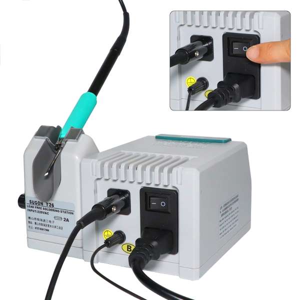 SUGON T26 Soldering Iron Station With 1 Jbc Bit - Image 8