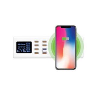 Universal 8 Port USB Wireless Charger Station YC-CDA23W