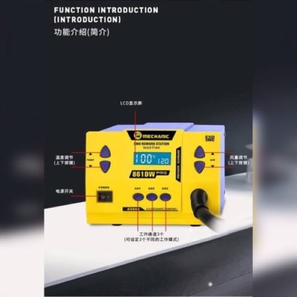 Mechanic 861 DW Pro Smd Rework Station - Image 3
