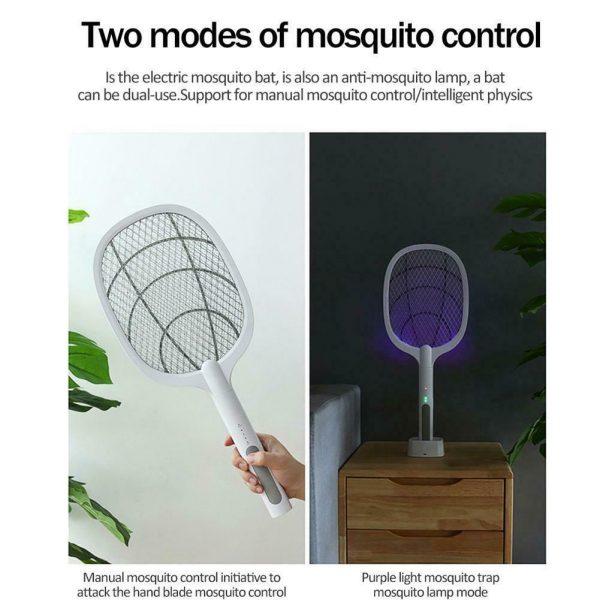 2-IN-1 Rechargeable Electric Swatter & Night Mosquito killing lamp - Image 5