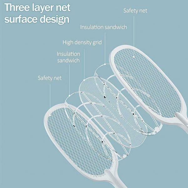 2-IN-1 Rechargeable Electric Swatter & Night Mosquito killing lamp - Image 4